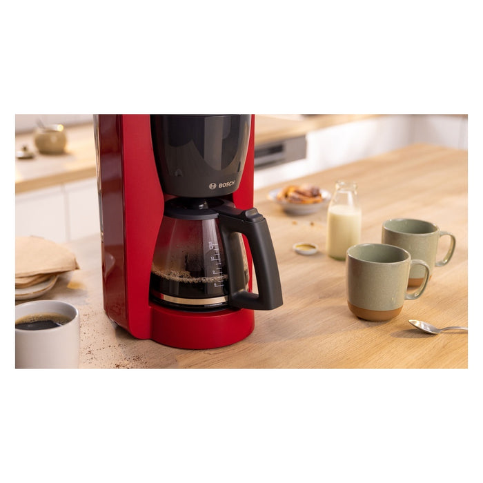 Bosch MyMoment TKA3M134 Filterkaffeemaschine 1,25 l 1200 W Rot