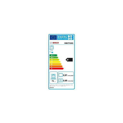 Produktbild Einbaubackofen - Bosch MDA EB-Backofen Serie8,HomeConnect HBG7741B1