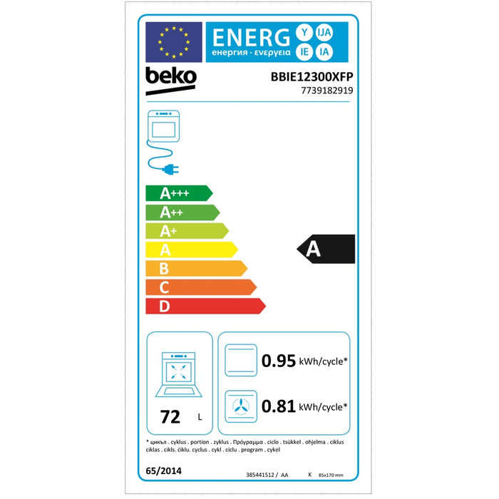 Beko EB-Backofen AeroPerfect BBIE12300XFP