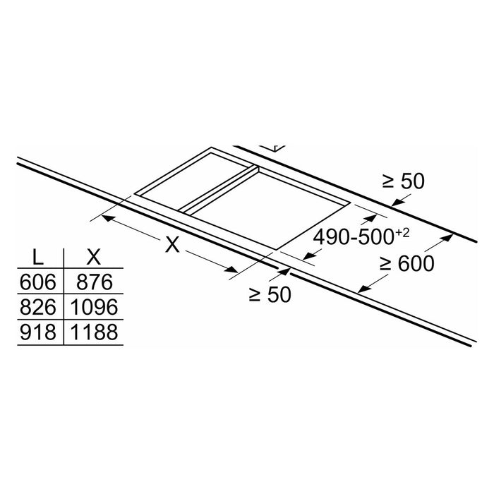 Constructa-Neff EB-Autark-Kochfeld TL13FK1T8