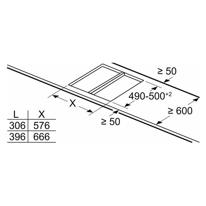 Constructa-Neff EB-Autark-Kochfeld TL13FK1T8