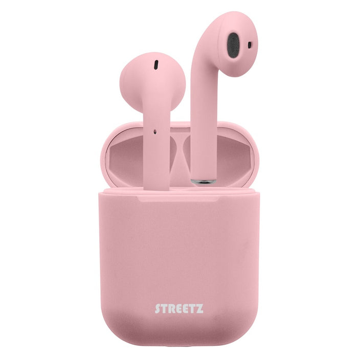 Streetz TWS-0006 In-Ear Kopfhörer BT 5.0 inkl. Ladecase in pink