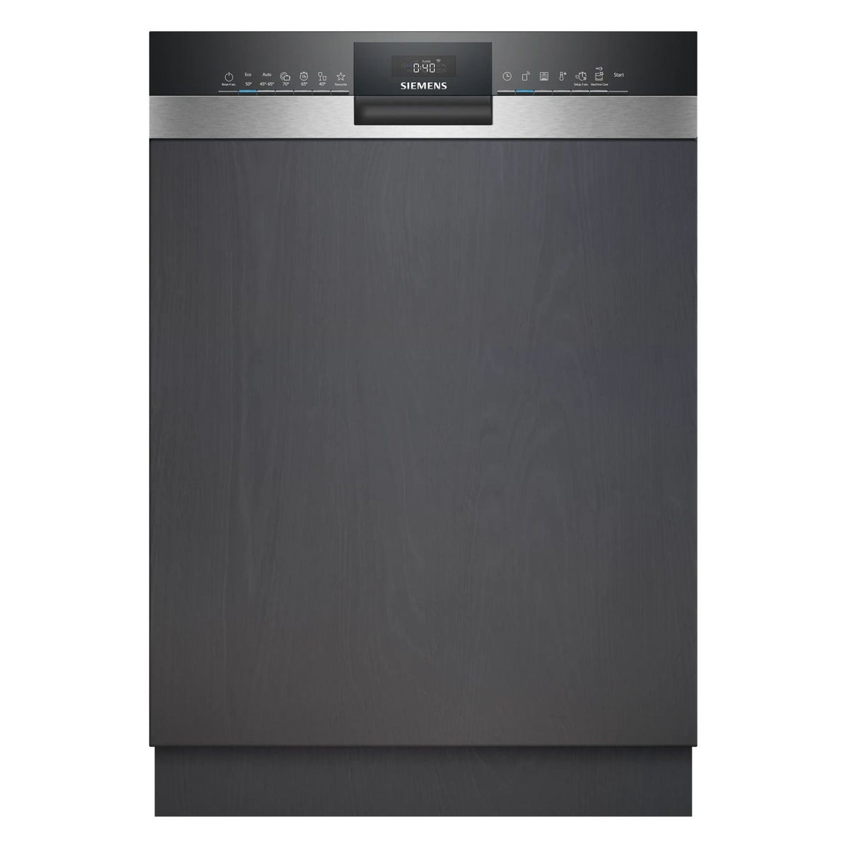 Produktbild teilintegrierbarer Geschirrspüler - Siemens iQ300 SN53HS12TE Geschirrspüler teilintegriert 60cm 13 Maßgedecke D