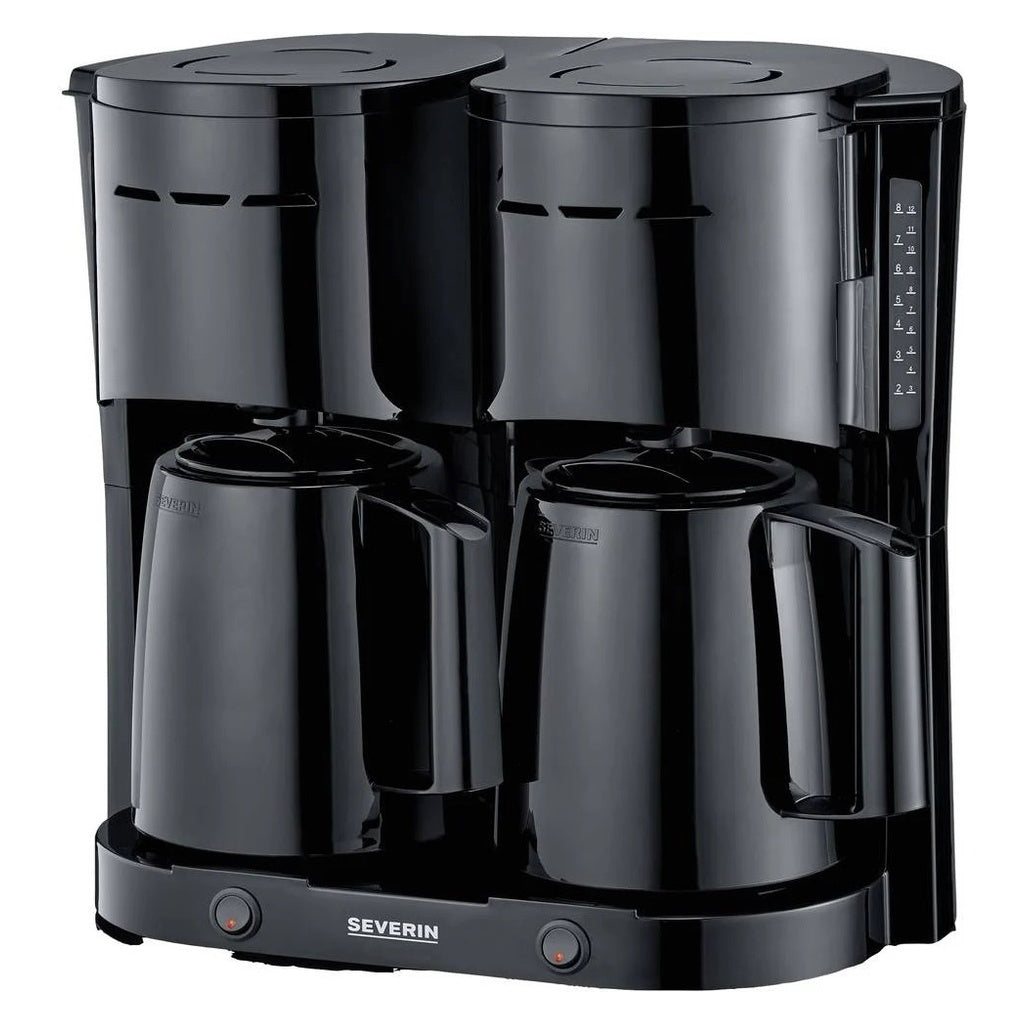 Produktbild Filterkaffeemaschine - Severin Duo-Filterkaffeemaschine KA 9315 2x1000 W mit 1 L in schwarz