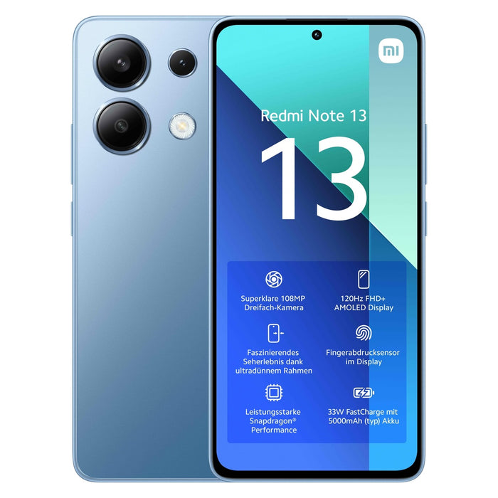 Xiaomi Redmi Note 13 16,9 cm (6.67) Dual-SIM Android 13 4G USB Typ-C 6 GB 128 GB 5000 mAh Blau