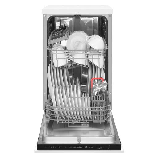 Produktbild vollintegrierbarer Geschirrspüler - Amica EGSPV 587 921 Geschirrspüler vollintegrierbar 45cm 10 Maßgedecke D