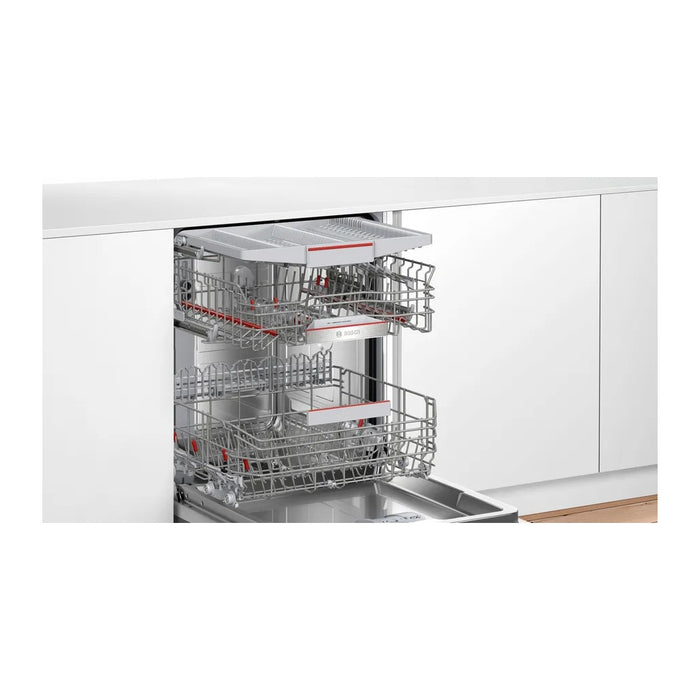 Bosch Serie 4 SMI4ECS08E Einbau-Geschirrspüler 60cm Teilintegriert 14 Maßgedecke B