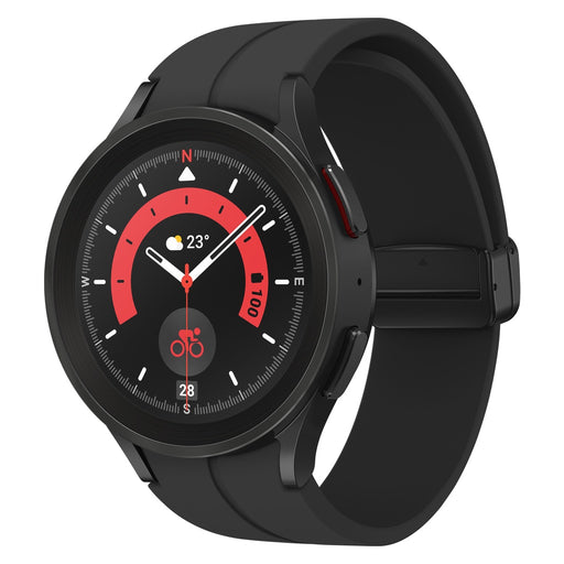 Produktbild Smartwatch - Samsung Galaxy Watch5 Pro 3,56 cm (1.4) OLED 45 mm Digital 450 x 450 Pixel Touchscreen 4G Schwarz