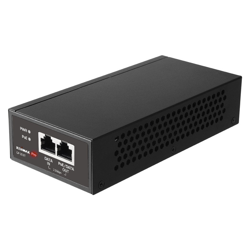 Produktbild Netzwerk-Adapter - Edimax GP-203IT PoE-Adapter 2.5 Gigabit Ethernet, Schnelles Ethernet, Gigabit Ethernet