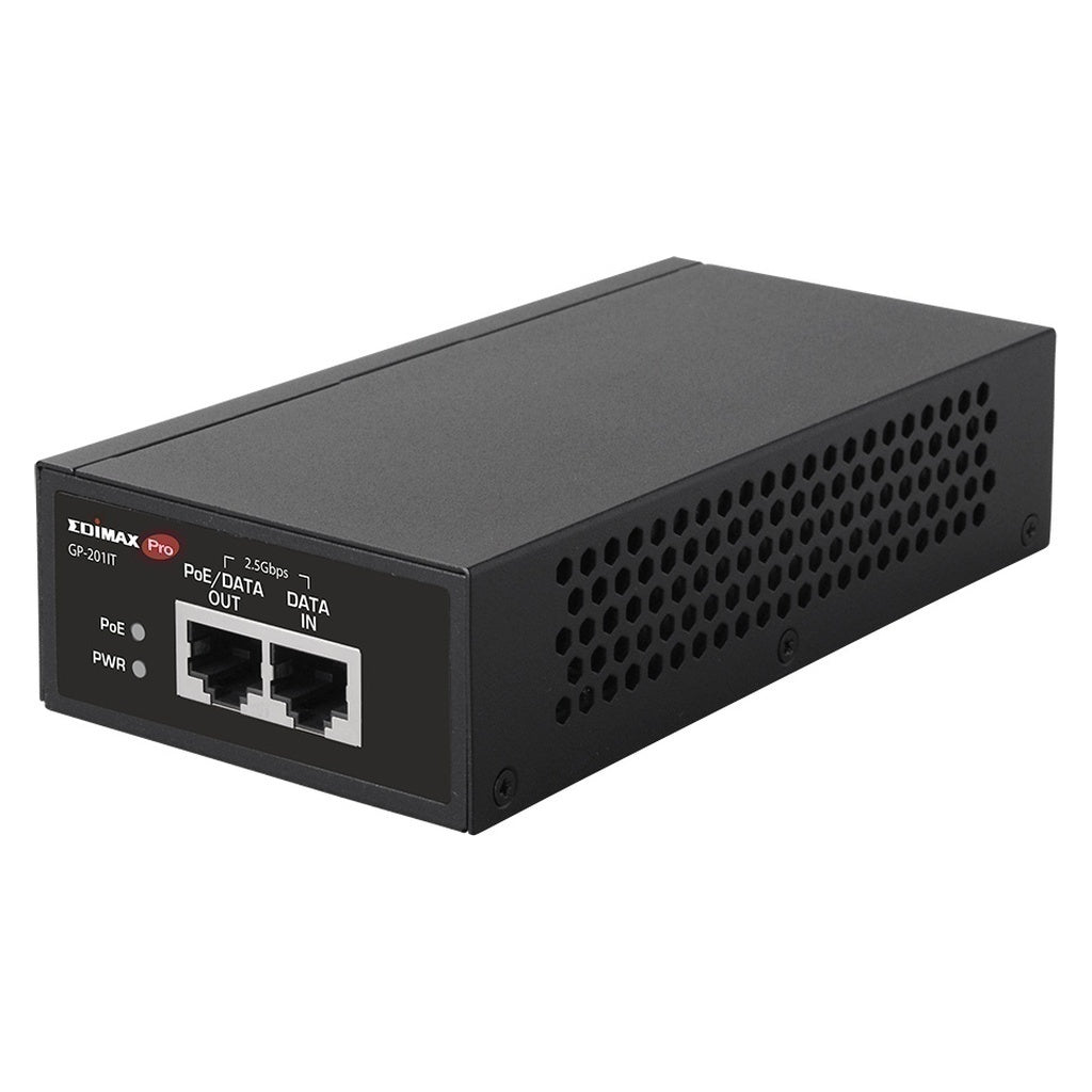Produktbild Netzwerk-Adapter - Edimax GP-201IT PoE-Adapter 2.5 Gigabit Ethernet, Schnelles Ethernet, Gigabit Ethernet