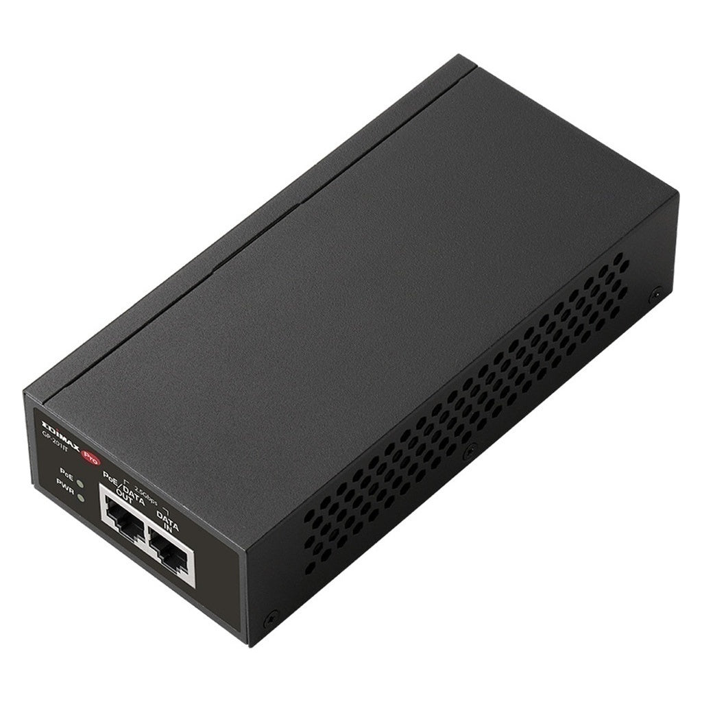 Produktbild Netzwerk-Adapter - Edimax GP-201IT PoE-Adapter 2.5 Gigabit Ethernet, Schnelles Ethernet, Gigabit Ethernet