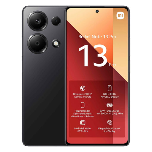 Produktbild Smartphone - Xiaomi Redmi Note 13 Pro 16,9 cm (6.67) Hybride Dual-SIM Android 13 4G USB Typ-C 8 GB 256 GB 5000