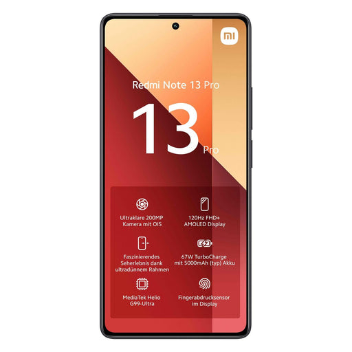 Produktbild Smartphone - Xiaomi Redmi Note 13 Pro 16,9 cm (6.67) Hybride Dual-SIM Android 13 4G USB Typ-C 8 GB 256 GB 5000