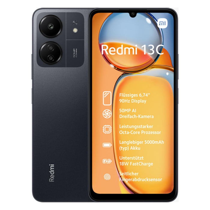 Xiaomi REDMI 13C 4G Dual-SIM 128GB Midnight Black