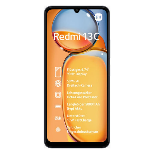 Produktbild Smartphone - Xiaomi REDMI 13C 4G Dual-SIM 128GB Midnight Black