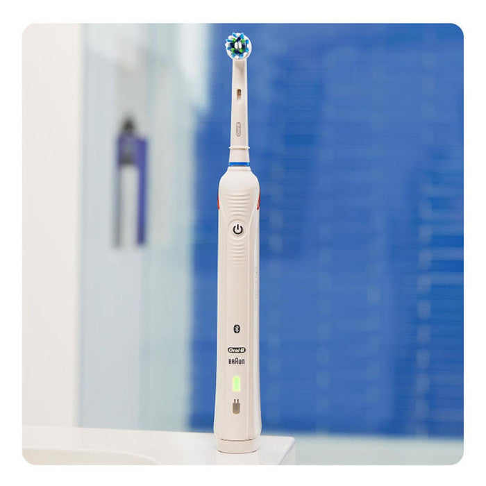 Oral-B SmartSeries 5 5000N CrossAction Erwachsener Rotierende Zahnbürste Weiß