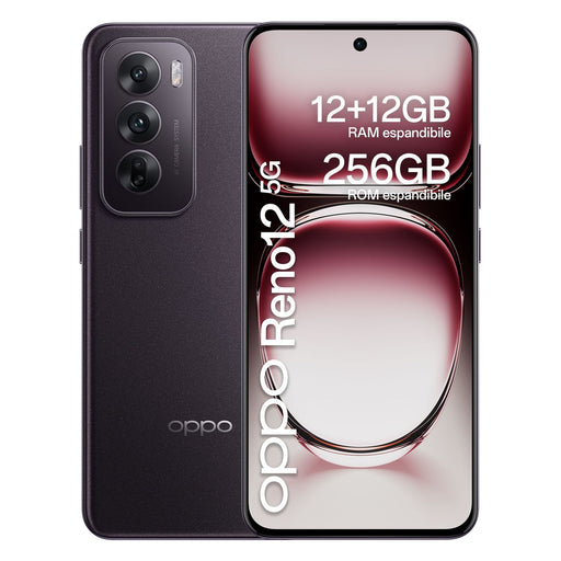 Produktbild Smartphone - OPPO Reno12 5G 17 cm (6.7) Dual-SIM Android 14 USB Typ-C 12 GB 256 GB 5000 mAh Schwarz