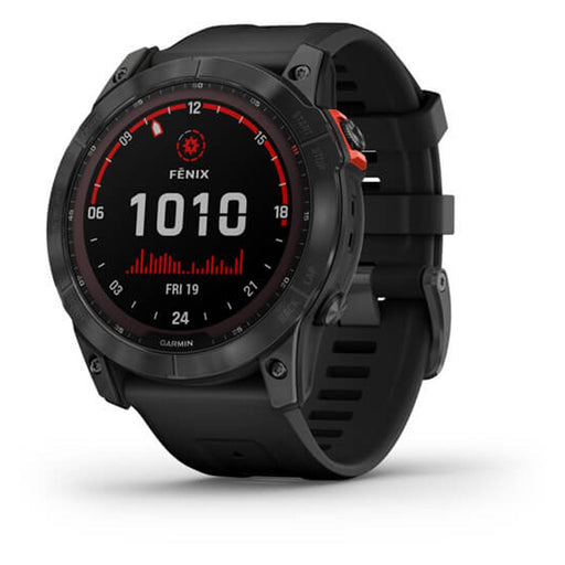 Produktbild Smartwatch - Garmin fenix 7X Solar 3,56 cm (1.4) MIP 51 mm Digital 280 x 280 Pixel Touchscreen Grau WLAN GPS