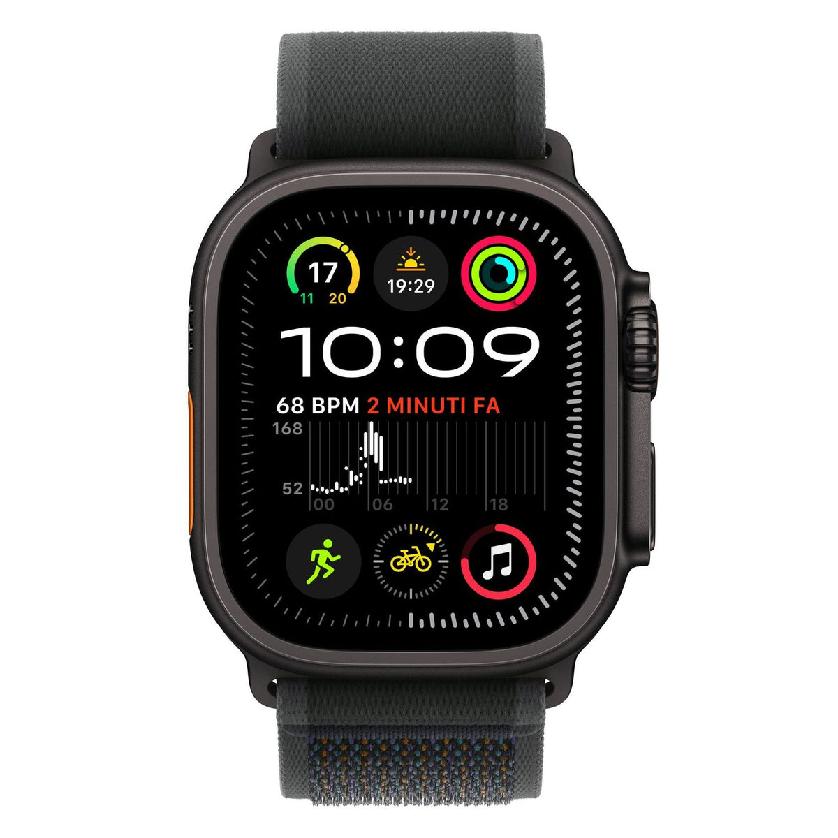 Produktbild Smartwatch - Apple Watch Ultra 2 OLED 49 mm Digital 410 x 502 Pixel Touchscreen 4G Schwarz GPS