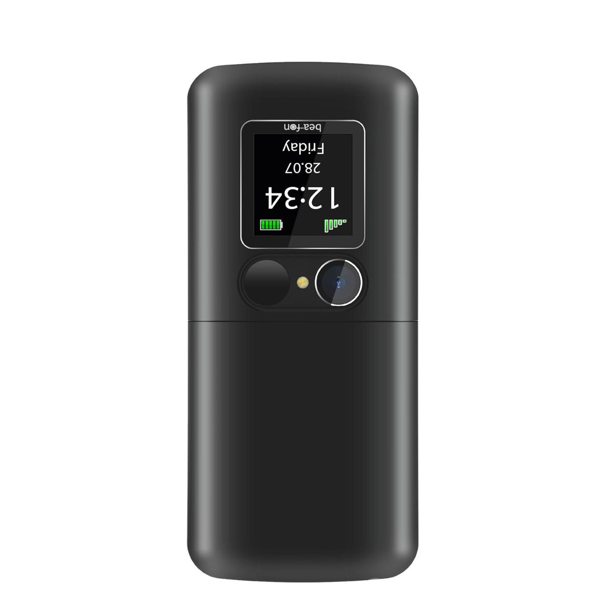 Produktbild Seniorentelefon - Bea-fon Fold10 5,59 cm (2.2) 95 g Schwarz, Silber Seniorentelefon
