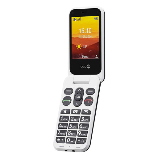 Produktbild Handy - Doro Leva L20 7,11 cm (2.8) 132 g Schwarz, Weiß Funktionstelefon