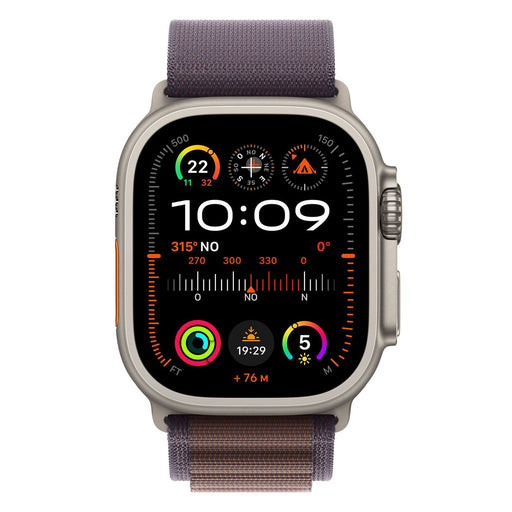 Produktbild Smartwatch - Apple Watch Ultra 2 OLED 49 mm Digital 410 x 502 Pixel Touchscreen 4G Titan GPS