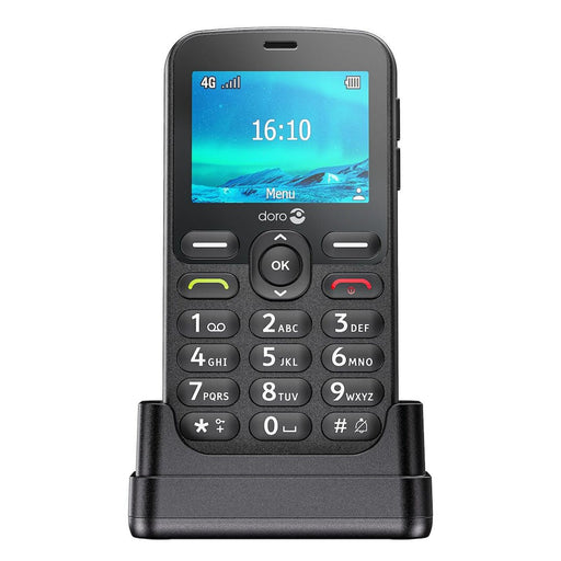 Produktbild Seniorenhandy - Doro 1880 6,1 cm (2.4) 113,7 g Schwarz Einsteigertelefon