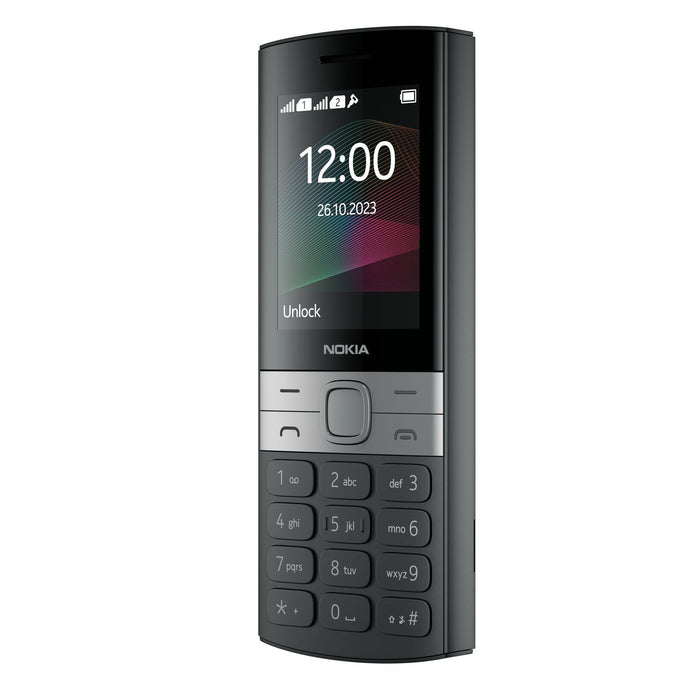 Nokia 150 6,1 cm (2.4) 106,3 g Schwarz, Silber Einsteigertelefon