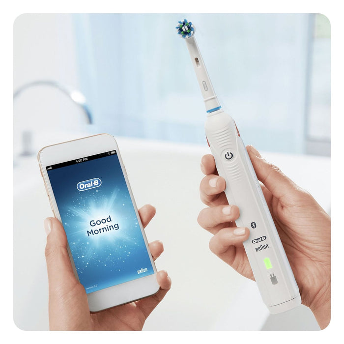 Oral-B SmartSeries Smart 5100S White Erwachsener Rotierende-vibrierende Zahnbürste Weiß