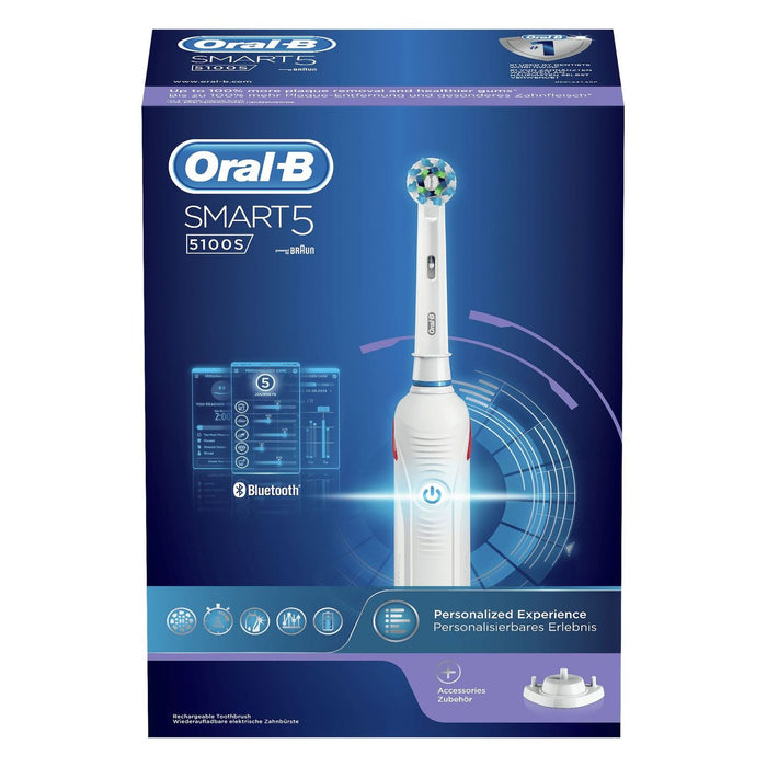 Oral-B SmartSeries Smart 5100S White Erwachsener Rotierende-vibrierende Zahnbürste Weiß