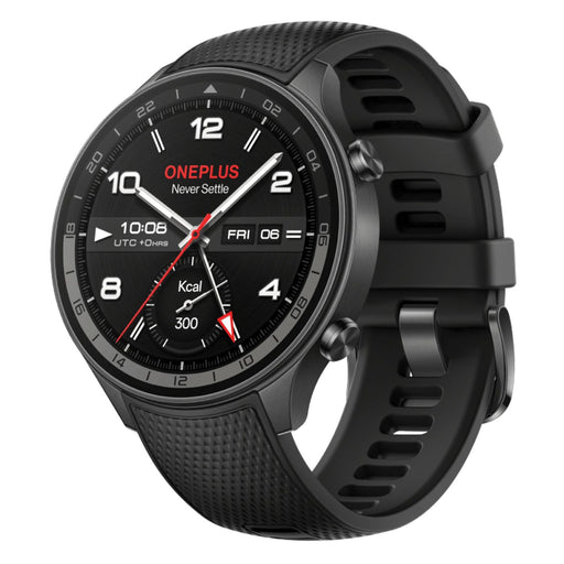 Produktbild Smartwatch - OnePlus Watch 2R 3,63 cm (1.43) AMOLED 46 mm Digital 466 x 466 Pixel Touchscreen Grau WLAN GPS