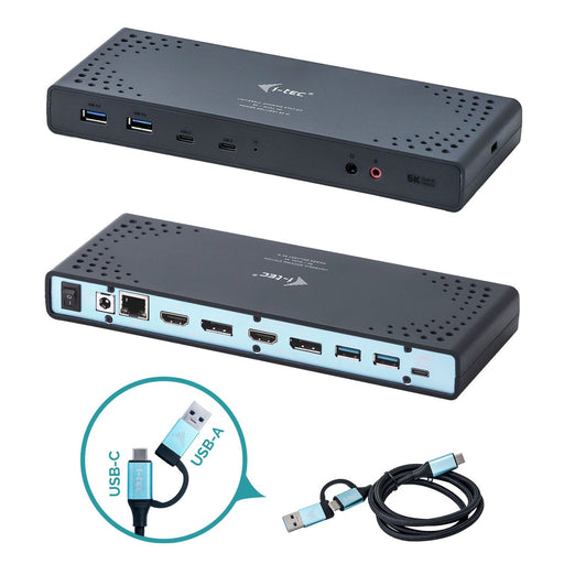Produktbild Laptop-Dockingstation - i-tec USB 3.0 / USB-C 5K Universal Docking Station