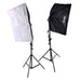 ESDDI Professionelles Fotostudio-Set 2.6M x 3M / 8