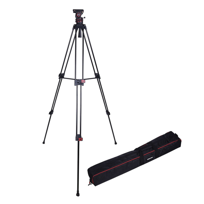 Neewer 189cm Videostativ Video Tripod mit Dämpfung