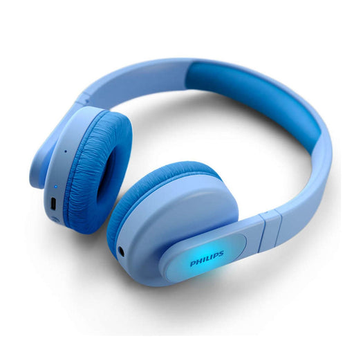 Produktbild On-Ear-Kopfhörer - PHILIPS TAK 4206 BL/00, On-ear Kinder Kopfhörer Blau