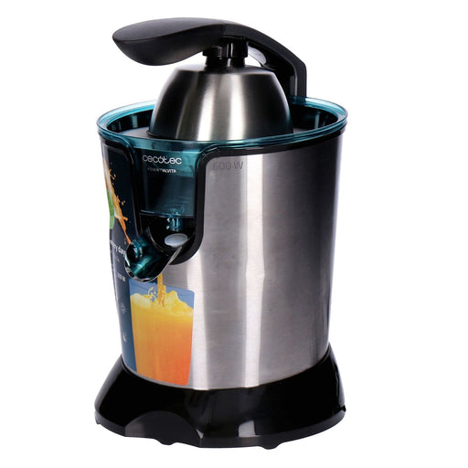 Produktbild Saftpresse - Cecotec EssentialVita PowerAdjust 600 Black Handsaftpresse 600 W Schwarz, Edelstahl