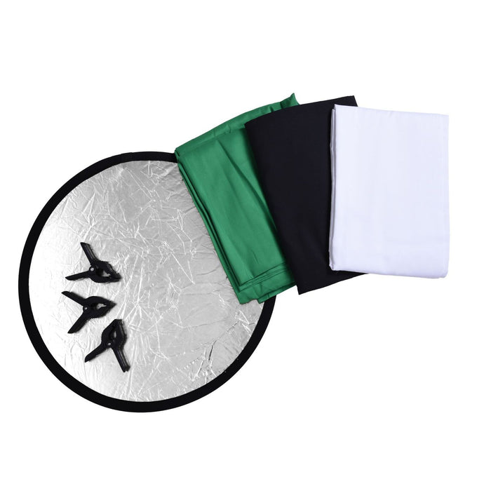 Professionelles Fotostudio-Set 2,6M x 3M inkl. Softboxen