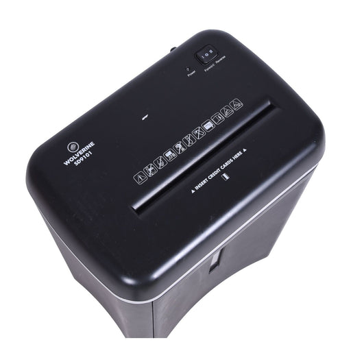 Produktbild Papierschredder - WOLVERINE SD9101 Schwarz 8-Blatt-P5-Hochsicherheit