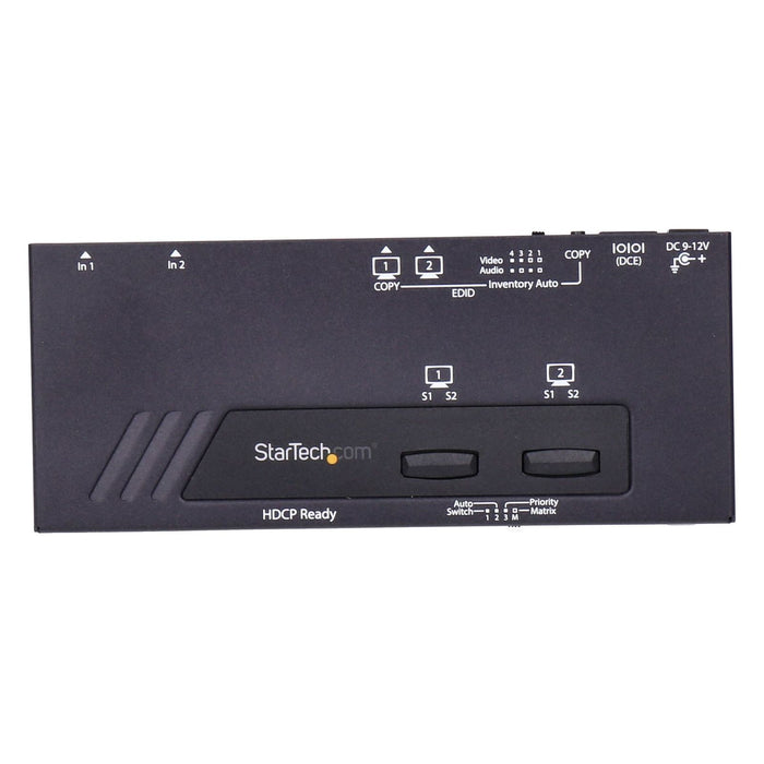 StarTech.com 2x2 HDMI Matrix Switch - 4K Ultra HD