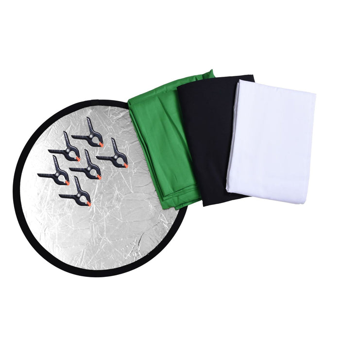 FOSITAN 2.8M x 3M / 9.2ft x 9.8ft Professionelles Fotostudio