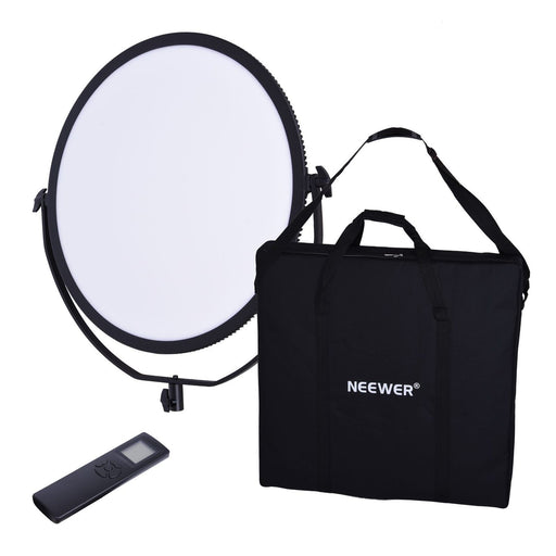 Produktbild LED Studiobeleuchtung - Neewer Runde Panel Videoleuchte mit 2,4G & DMX Ste