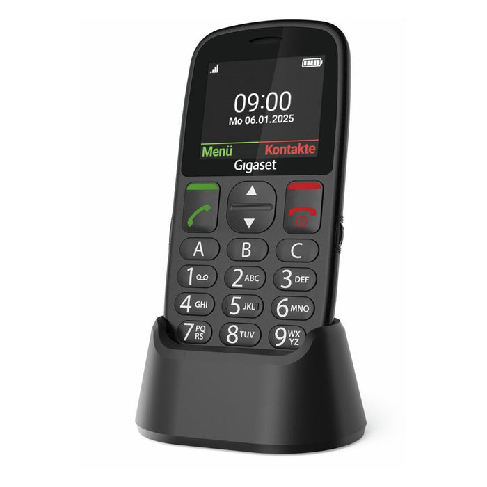 Gigaset GL395 5,59 cm (2.2) 90 g Schwarz Seniorentelefon
