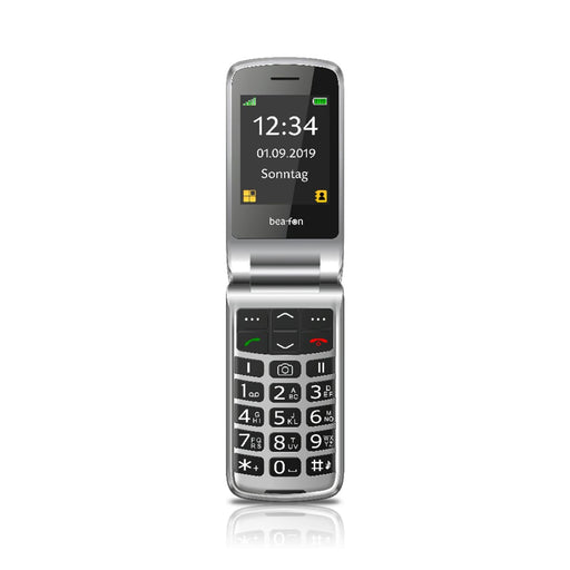 Produktbild Klapphandy - Bea-fon SL495 LTE 6,1 cm (2.4) 88 g Schwarz, Silber Einsteigertelefon