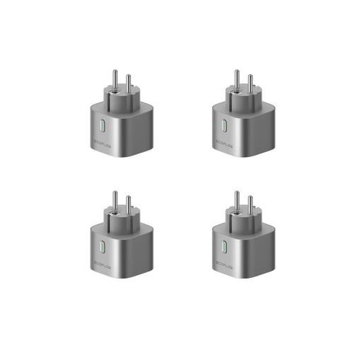 Produktbild Smarte Steckdose - EcoFlow EFA-SMARTPLUG-EU-4P Smart Plug Haus Silber 0% MwSt. (gem. § 12 Abs. 3 UStG)