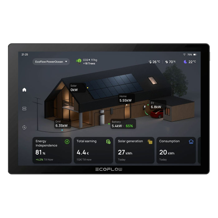 EcoFlow PowerInsight Home Energy Manager Schwarz 0% MwSt. (gem. §12 Abs. 3 UStG)