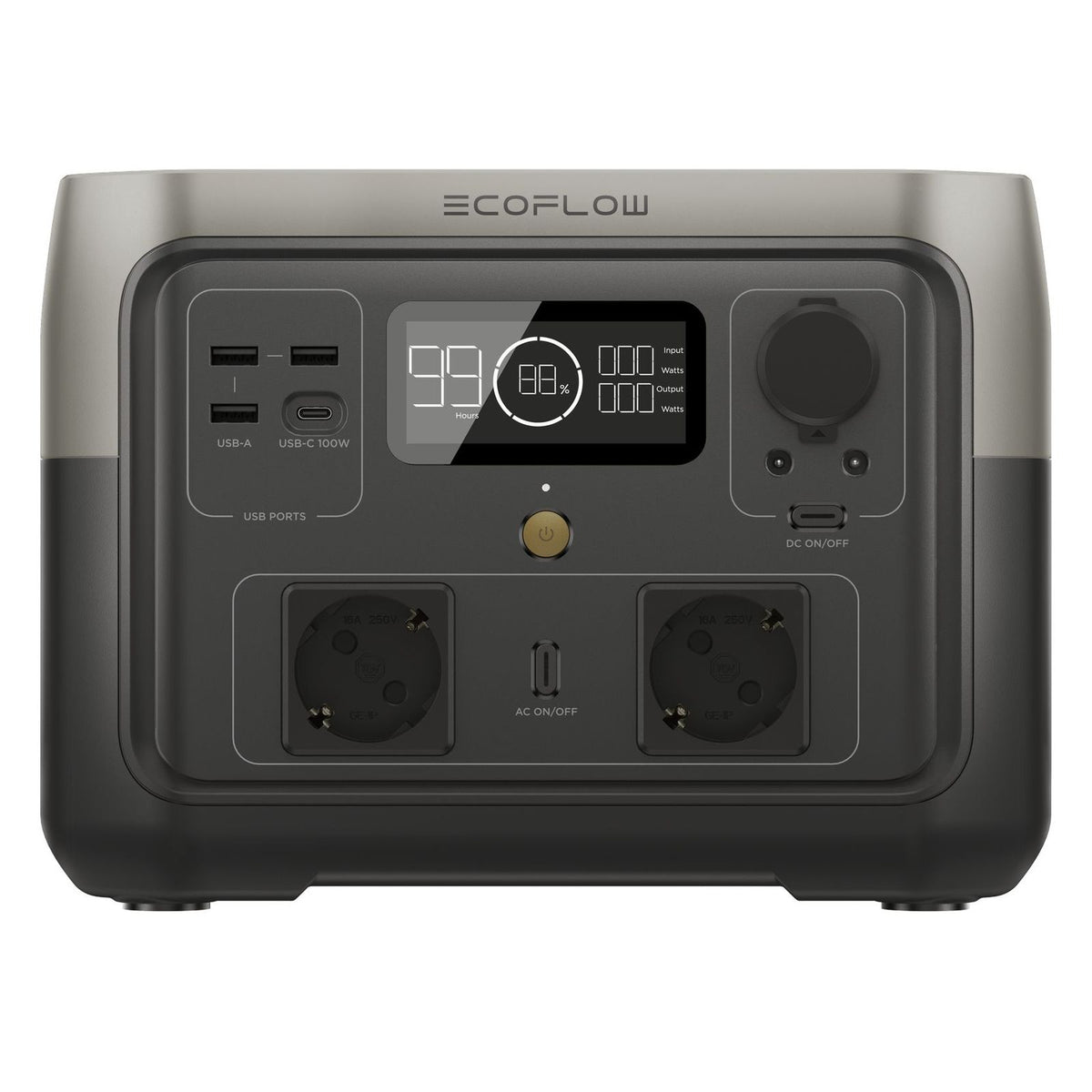Produktbild Powerstation - EcoFlow RIVER 2 Max tragbare Powerstation 500 W 512 Wh 6 kg 0% MwSt. (gem. § 12 Abs. 3 UStG)