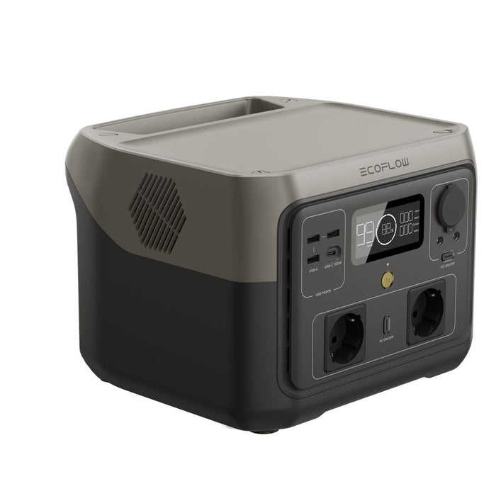 EcoFlow RIVER 2 Max tragbare Powerstation 500 W 512 Wh 6 kg 0% MwSt. (gem. § 12 Abs. 3 UStG)