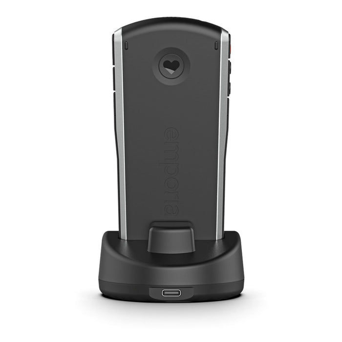 Emporia SIMPLICITY 5,08 cm (2) 90 g Schwarz, Silber