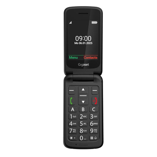 Produktbild Klapphandy - Gigaset GL595 7,11 cm (2.8) 114 g Schwarz Seniorentelefon