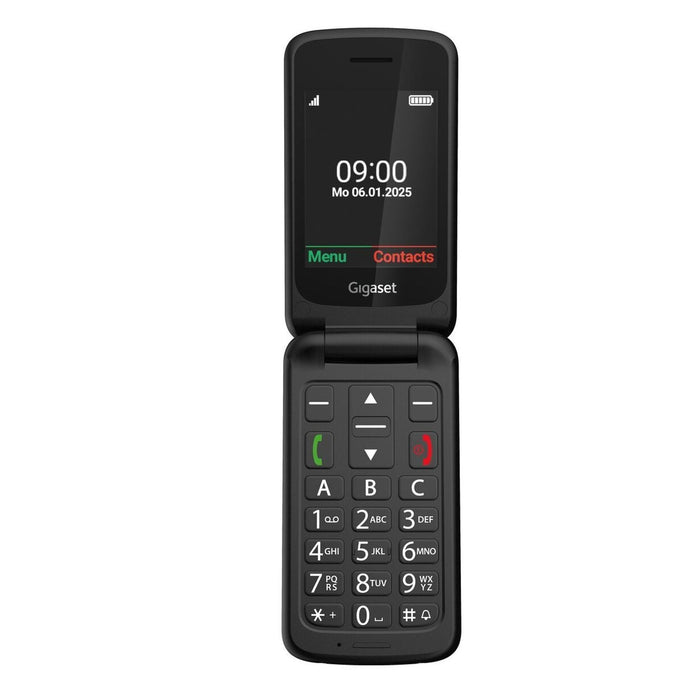 Gigaset GL595 7,11 cm (2.8) 114 g Schwarz Seniorentelefon